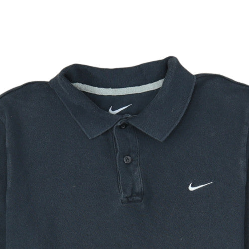 Nike Men's Black Cotton Polo Shirt Size M Classic Fit