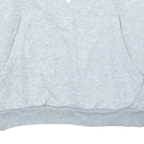 NFL Mens Grey Hoodie M Pullover Cotton Blend Logo Print