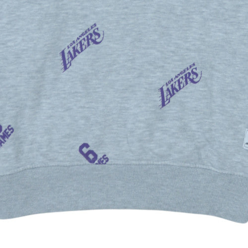 Primark NBA Los Angeles Lakers Grey Men's L Crew Neck Sweatshirt