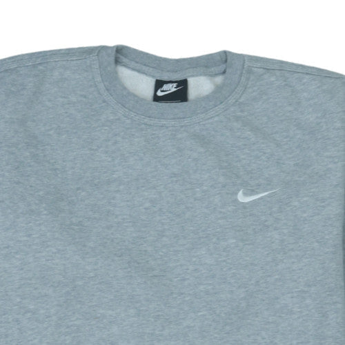 Nike Men's Grey XL Pullover Crew Neck Fleece Sweatshirt