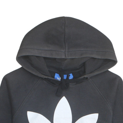 adidas Mens Black Pullover Hoodie S Regular Fit Classic Trefoil Logo