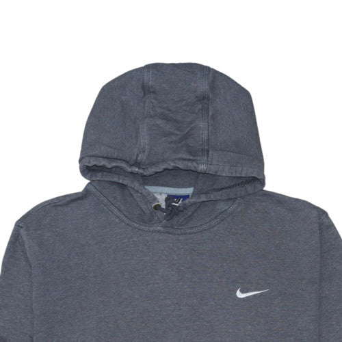 Nike Men's Grey 2XL Pullover Hoodie with Logo Fleece