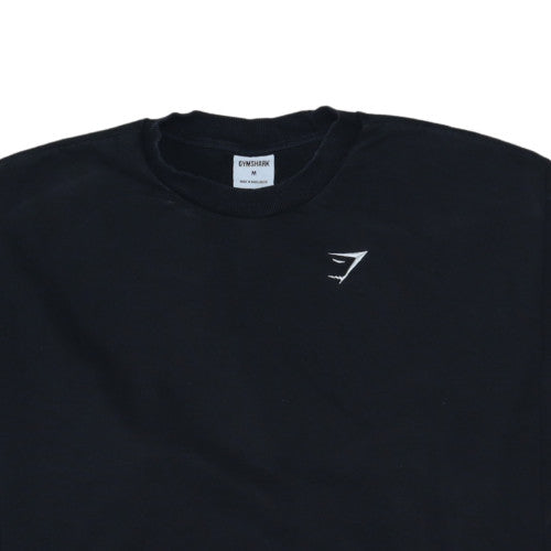 Gymshark Mens Black M Classic Crew Neck Sweatshirt Fleece