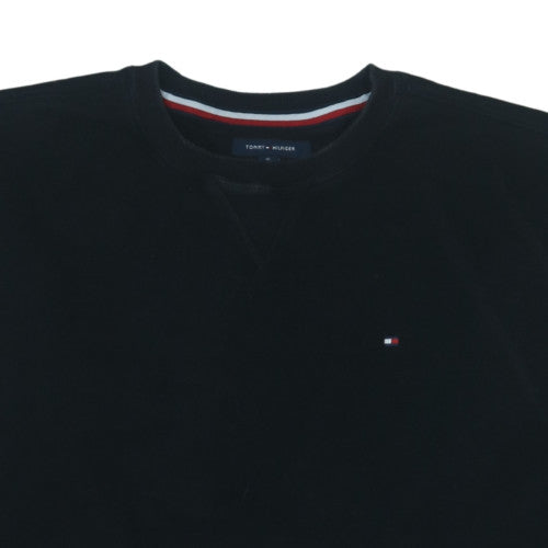 Tommy Hilfiger Men's Black XL Pullover Sweatshirt Crew Neck Logo