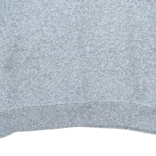 Champion Boys Grey 1/4 Zip Sweatshirt 13-14 Years 164cm Logo Trim Athletic Top