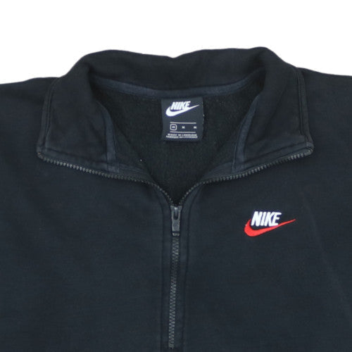 Nike Men's Black M 1/2 Zip Pullover Sweatshirt with Logo