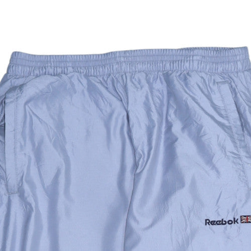 Reebok Men's Blue Track Pants M Lightweight Activewear Trousers