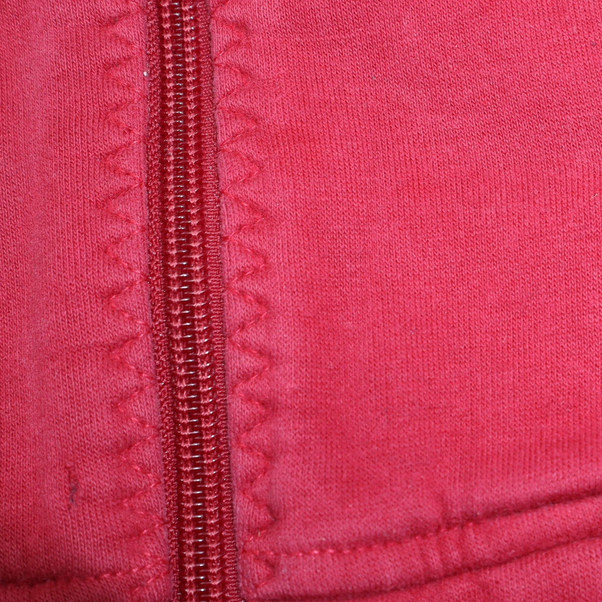 Nike Men's Red Full Zip Quilted Sweatshirt Size M