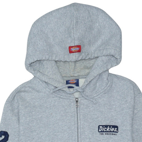 Dickies Men's Grey Full Zip Hoodie Size M Regular Fit