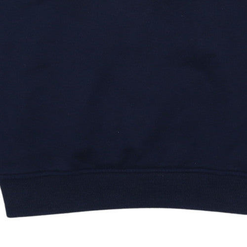 Reebok Men’s Blue Crew Neck Pullover Sweatshirt M Sports Style