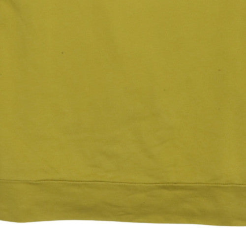 Nike Men's Yellow Long Sleeve Crew Neck XL Activewear Top