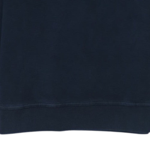 Hugo Boss Men's Blue Crew Neck Logo Pullover Jumper Size S