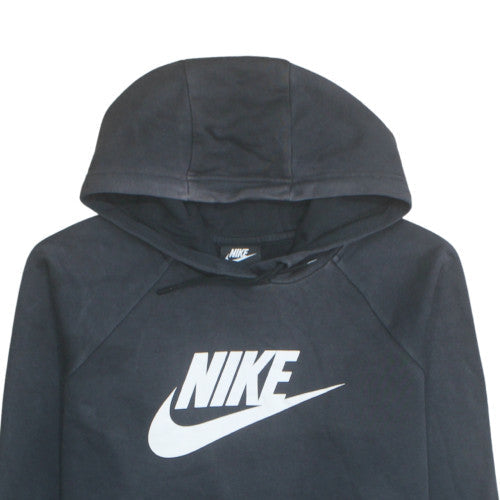 Nike Men's Black Pullover Hoodie L Regular Fit Fleece Sweatshirt