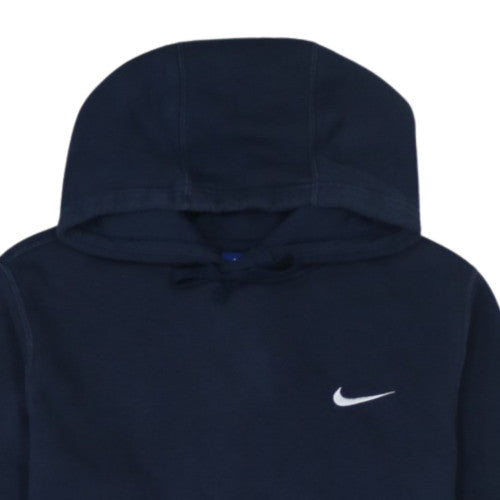 Nike Men's Blue Pullover Hoodie Small Fleece Lined Sportswear