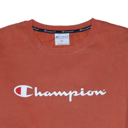 Champion Mens Brown XL Pullover Crew Neck Sweatshirt