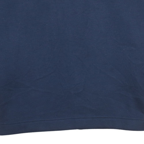 Puma Teens Blue 1/4 Zip Fleece Pullover Sweatshirt Size 16