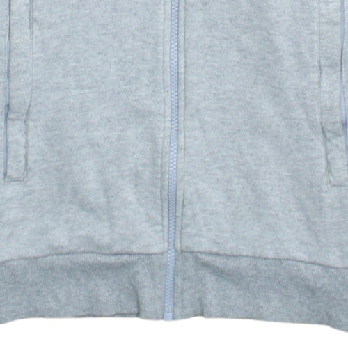 The North Face Men's Grey Full Zip Hoodie Size M Outdoor Fleece