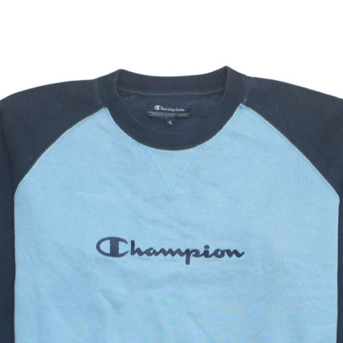 Champion Men's Blue XL Crew Neck Pullover Sweatshirt