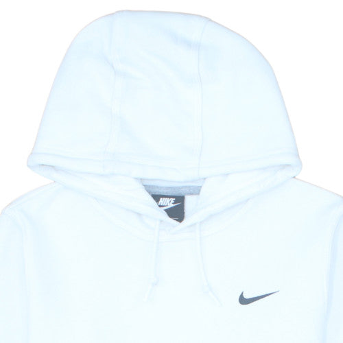 Nike Men's White Pullover Hoodie Small Regular Fit Fleece