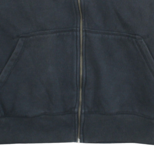 Nike Men's Black Full Zip Hoodie XL Fleece Sports Sweatshirt