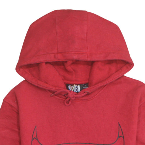 Primark NBA Chicago Bulls Red Men's Pullover Hoodie Size L