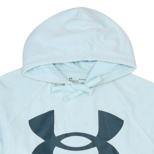 Under Armour Men's Blue XL Pullover Fleece Hoodie with Logo