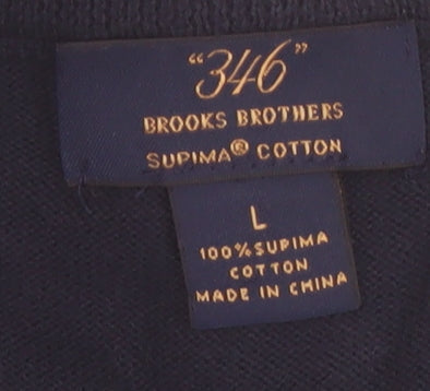 Brooks Brothers Men's Multicoloured Argyle V-Neck Cotton Vest L