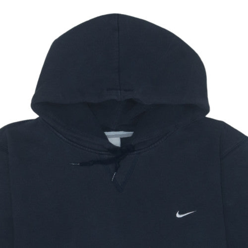 Nike Men’s Black Pullover Hoodie M Fleece Logo Sportswear