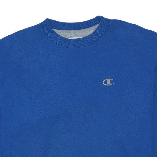 Champion Men's Blue Crew Neck Pullover Sweatshirt Size M