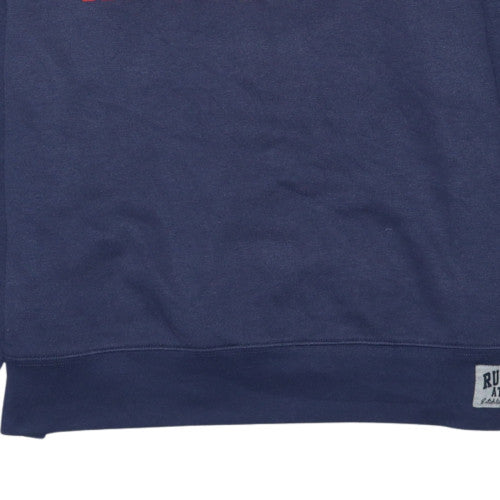 Russell Athletic Men's Blue L Pullover Sweatshirt Crew Neck