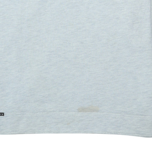 Nike Men’s Grey Fleece Quarter Zip Pullover Sweatshirt S