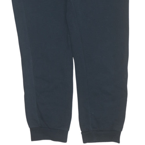 Nike Men's Black Jogger Sweatpants L Fleece Tapered Fit