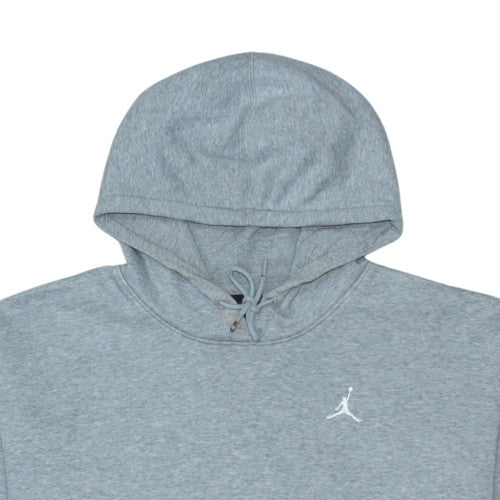 Jordan Women Grey Pullover Hoodie Small Loose Fit Cotton Blend