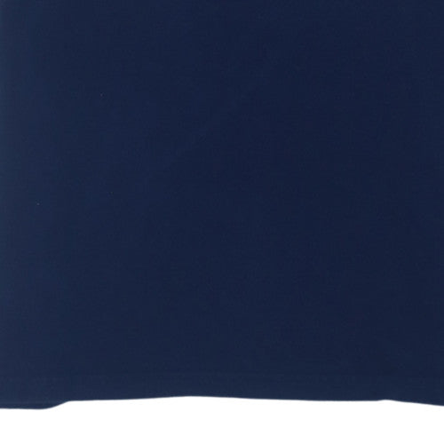 Chaps Men's Blue Striped Polo Shirt Size XL 100% Cotton Classic Fit