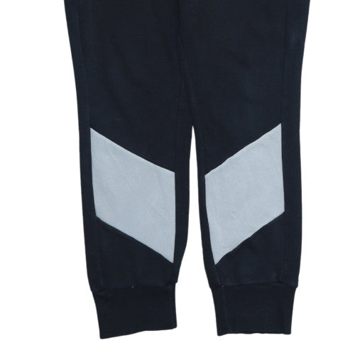 Puma Men's Black Jogger Trousers Size M Tapered Fit