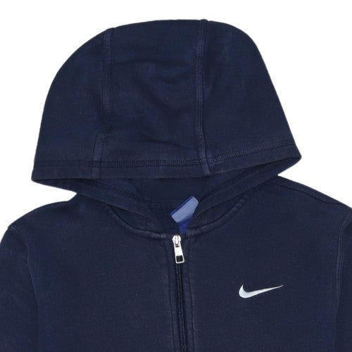 Nike Boys Blue Full Zip Hoodie XL 15-16 Years Fleece Sportswear