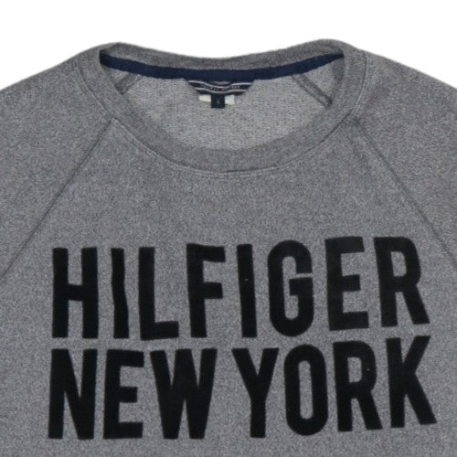 Tommy Hilfiger Women Grey Crew Neck Pullover Sweatshirt S