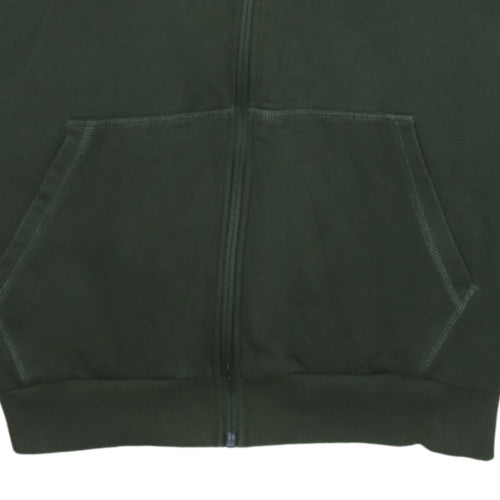 Gymshark Men’s Green Full Zip Hoodie Size L Regular Fit
