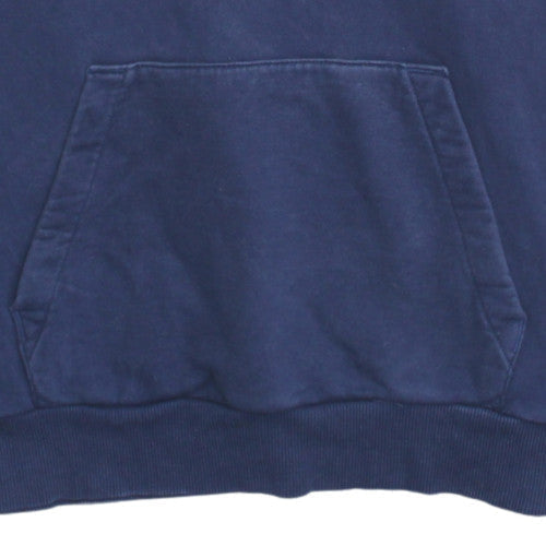 Puma Mens Blue Pullover Hoodie M Regular Fit Fleece Sweatshirt