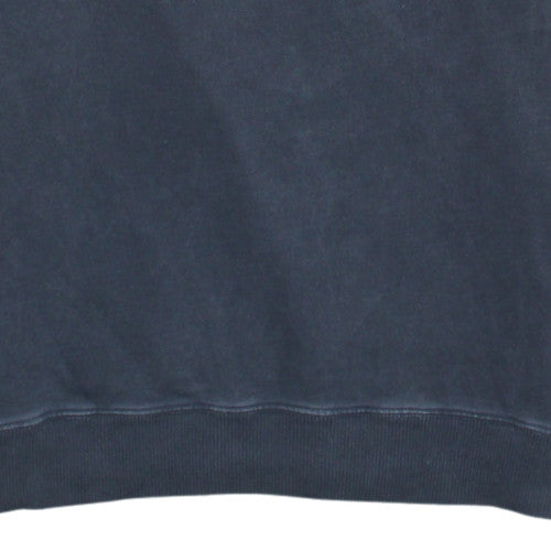 Hugo Boss Men's Blue Logo Crew Neck Cotton Sweatshirt M