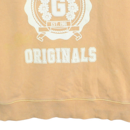 Guess Originals Womens Beige Crew Neck Pullover Sweatshirt XL