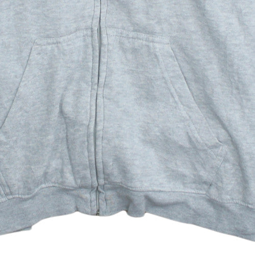 Kappa Men's Grey XL Full Zip Hoodie Sweatshirt Athletic Style