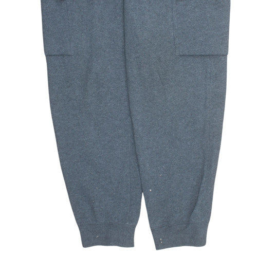 Nike Men Grey L Cargo Jogger Sweatpants Cotton Blend
