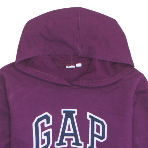 Gap Womens Purple Pullover Hoodie Large Cotton Blend Casual
