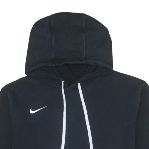 Nike Men's Black XL Pullover Hoodie Cotton Blend Athletic Style