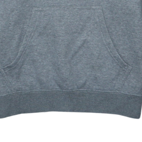Champion Men's Grey Small Pullover Hoodie with Logo Detail