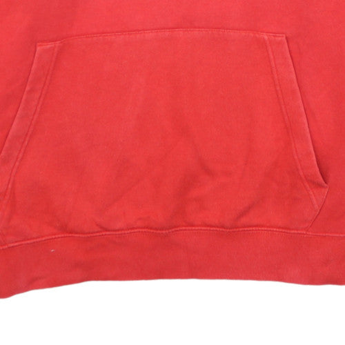 Nike Men's Red Pullover Hoodie L Logo Fleece Sportswear