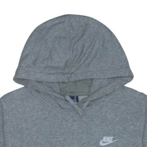 Nike Mens Grey Pullover Hoodie Size L Fleece Sportswear