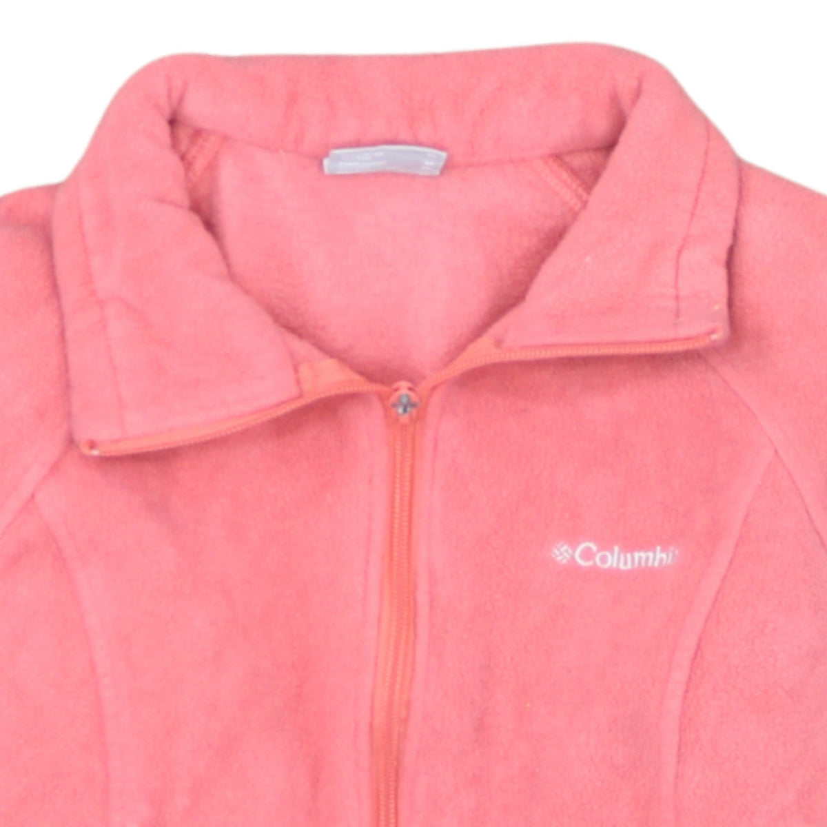Columbia Women Pink Fleece Full Zip Jacket Size M
