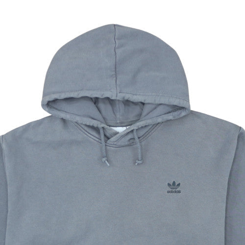 Adidas Men’s Grey Pullover Hoodie 2XL Regular Fit Fleece Sweatshirt